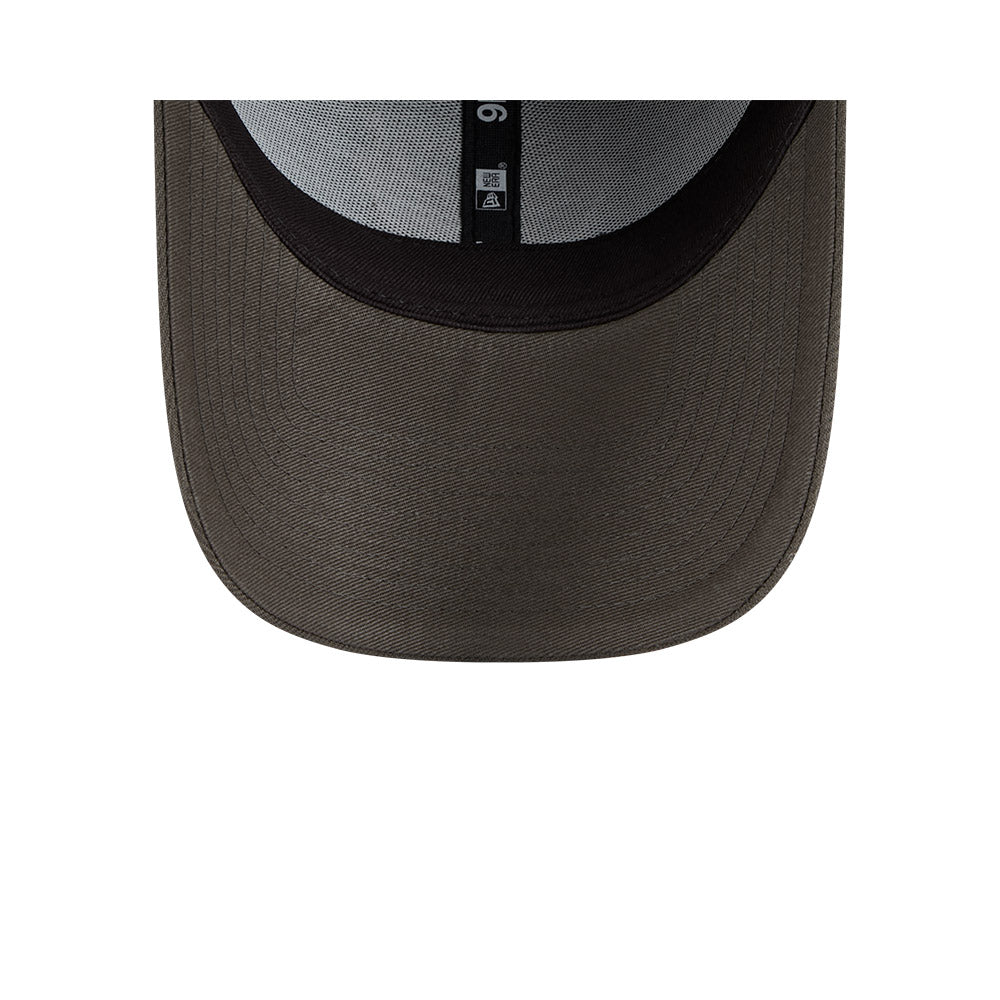 Carlton Blues Hat - AFL 2025 Dusty Charcoal Grey 9Forty Strapback Cap - New Era